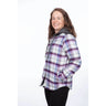 Klim Women's Big Sky Fleece Lined Flannel Hoodie