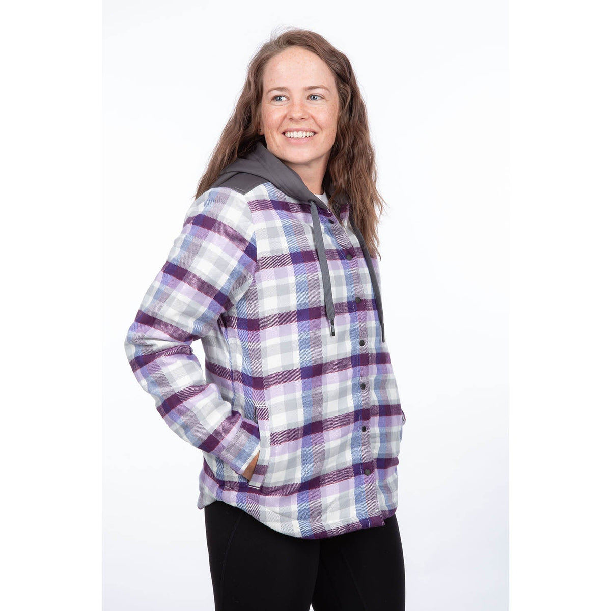 Klim Women's Big Sky Fleece Lined Flannel Hoodie