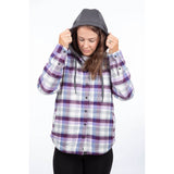 Klim Women's Big Sky Fleece Lined Flannel Hoodie