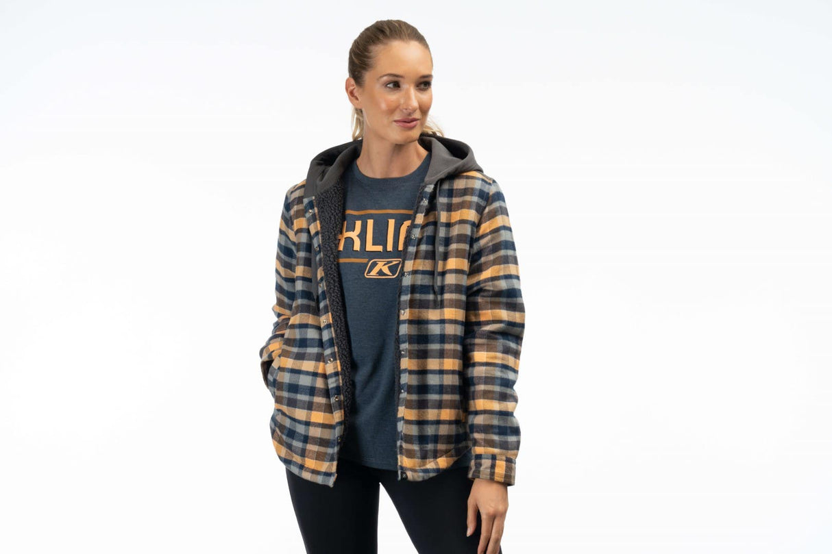 Klim Big Sky Fleece Lined Flannel Hoodie