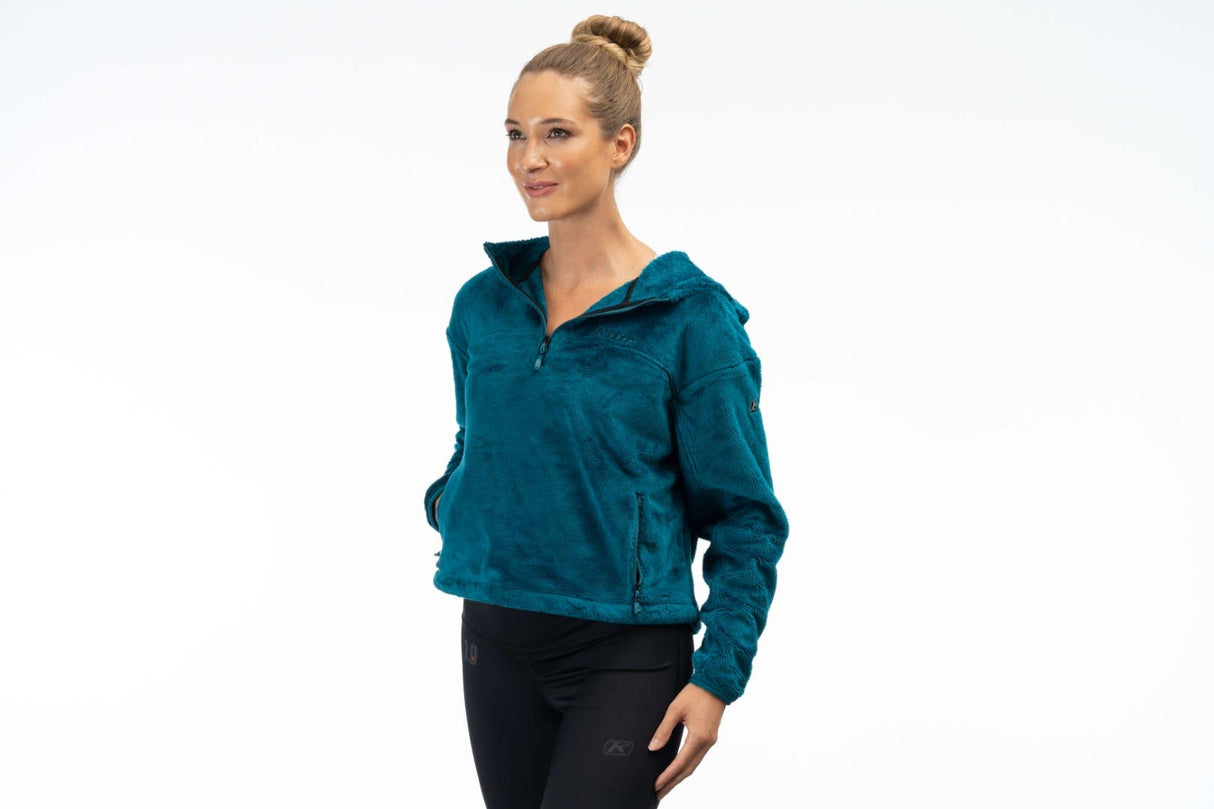 Klim Cascade 1/4 Zip Crop Hoodie