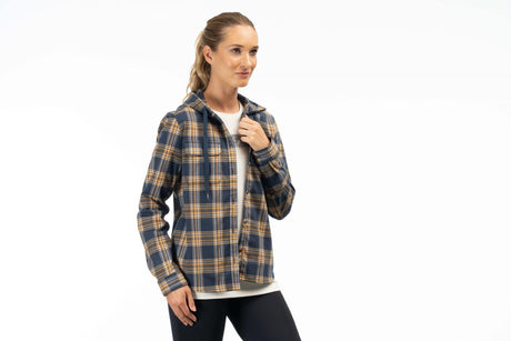 Klim Ginny Mountain Midweight Stretch Flannel Hoodie