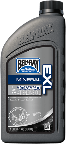 EXL Mineral 4T Engine Oil - Multi-grade engine oil for 4-stroke motorcycle engines