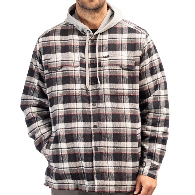 Klim Men's Targhee Fleece Lined Flannel Hoodie