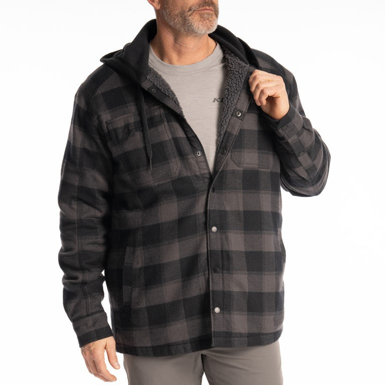 Klim Targhee Fleece Lined Flannel Hoodie