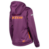 Klim Evolution Hoodie - Medium , Deep Purple - Strike Orange