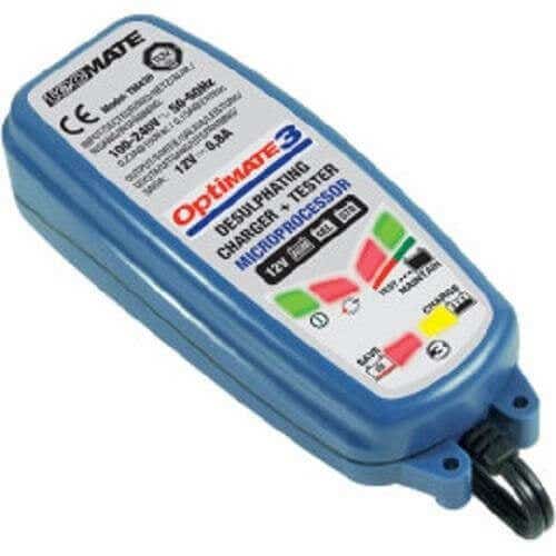 Charger Optimate 3 Global - An all-in-one tool for 12V battery care at home or shop