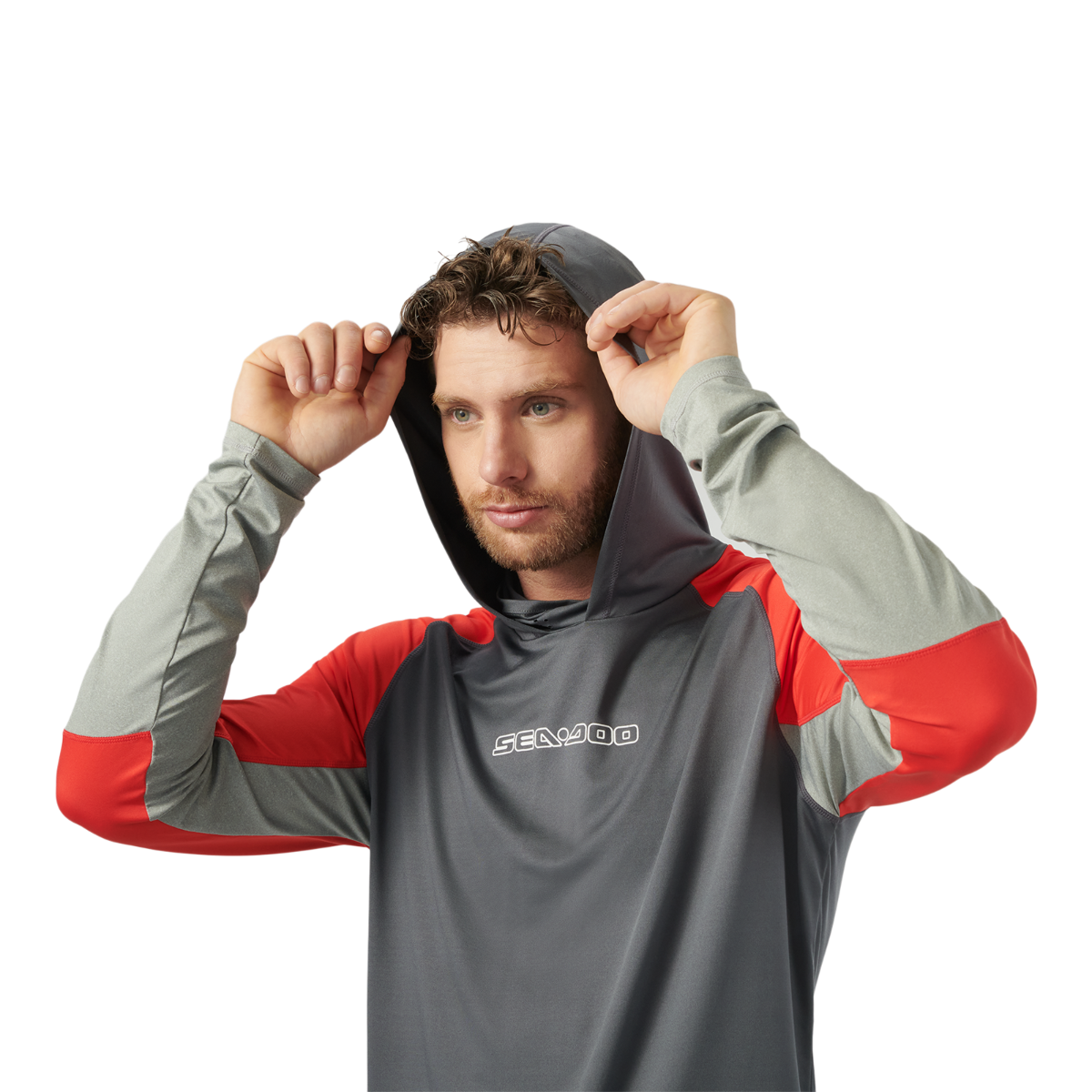 Sea-Doo Men's UV Protection Hooded Shirt