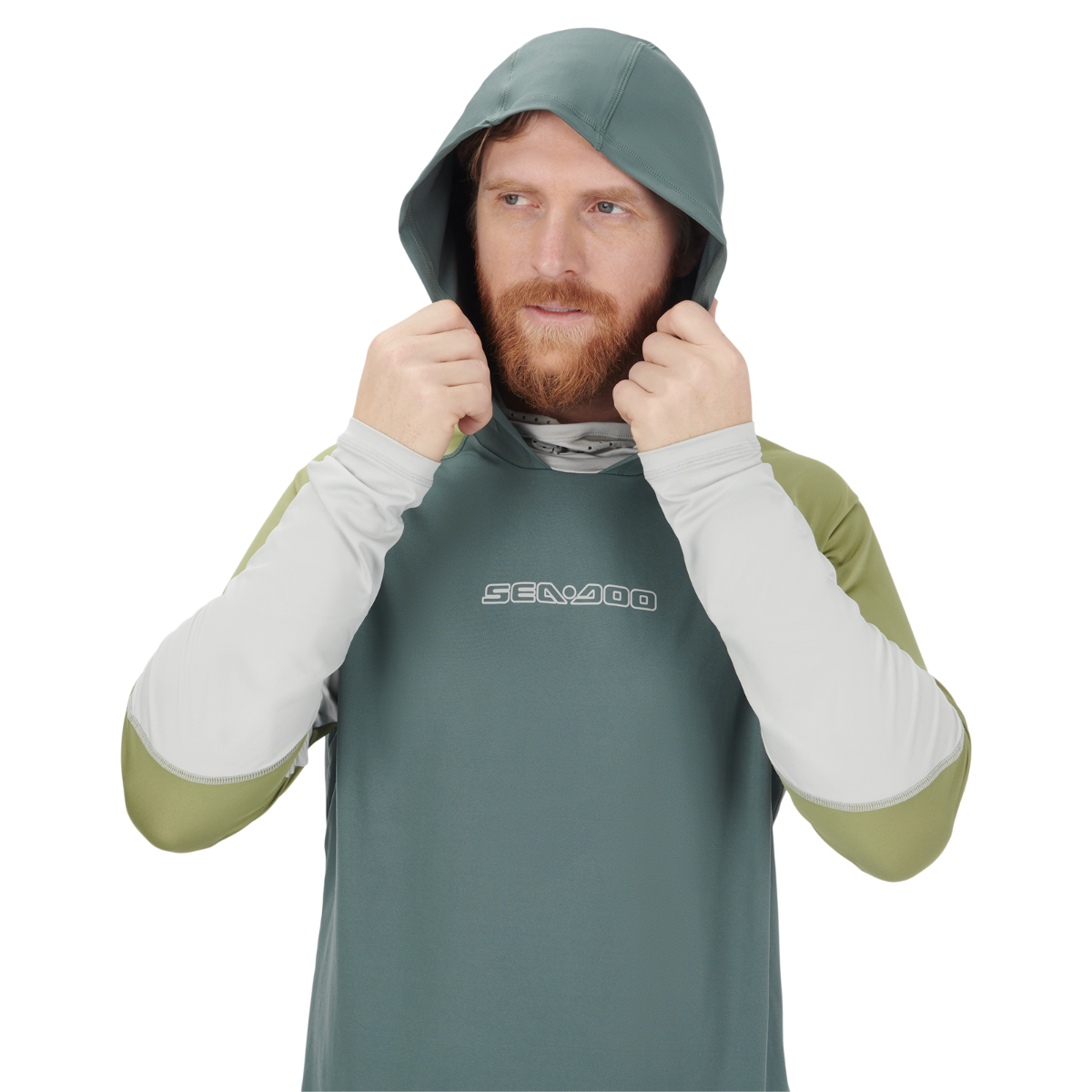 Sea-Doo Men's UV Protection Hooded Shirt