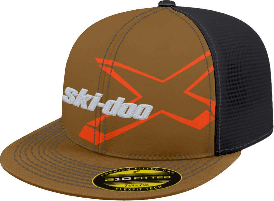 Ski-Doo X-Team Edition Flex Fit Flat Brim Cap – SkiDoo Outlet