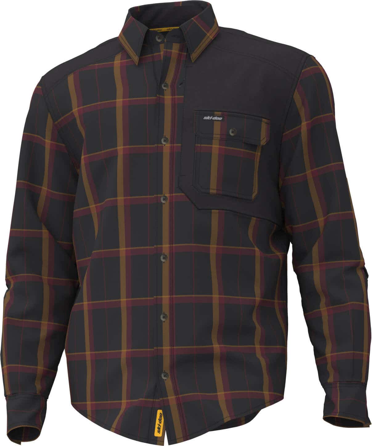 Ski-Doo Men's Plaid Flannel Shirt