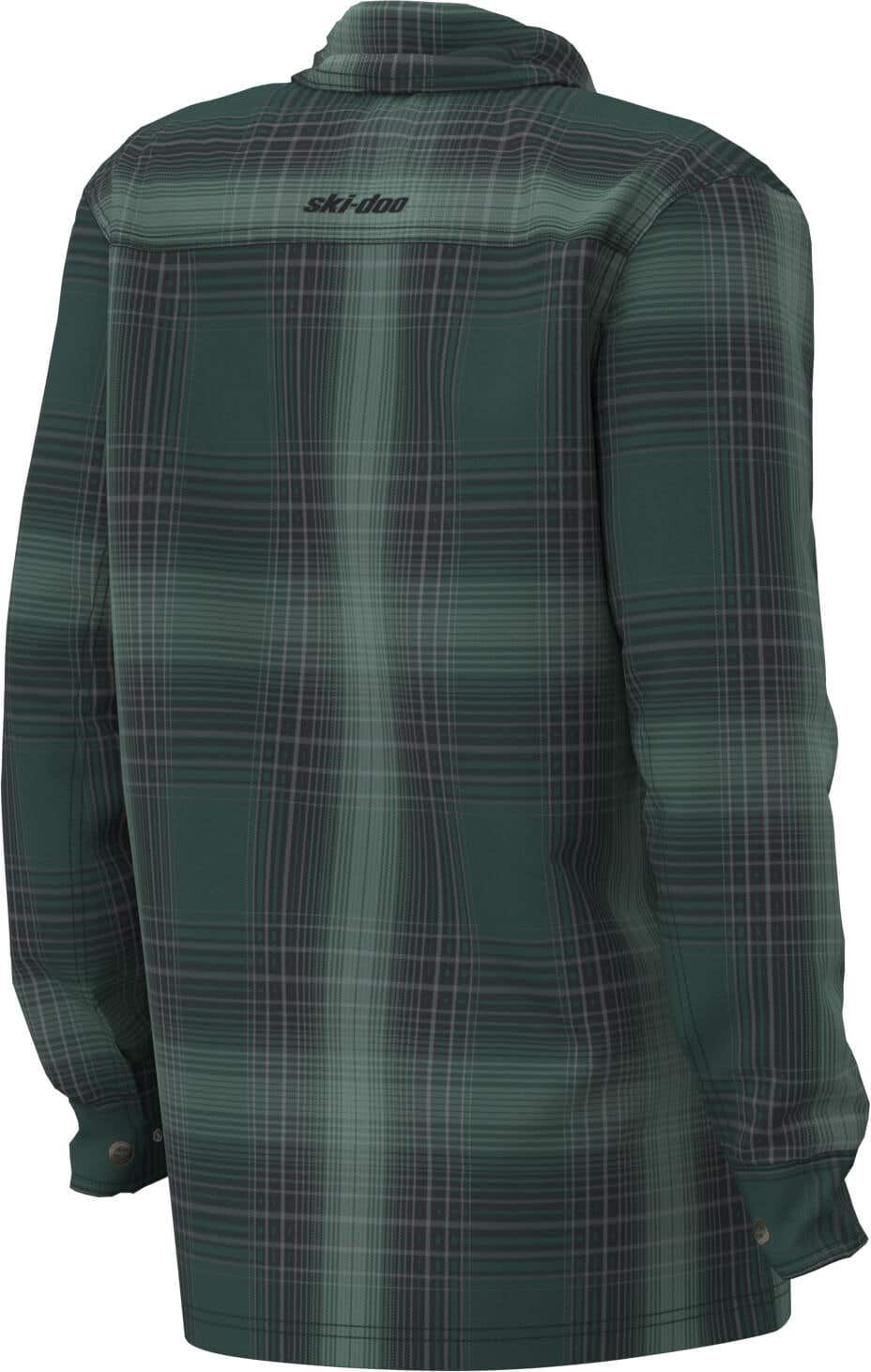 Ski-Doo Women's Lifestyle Ski-Doo Plaid Overshirt