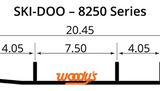 Woody's ESD3-8250 Extender Trail III™ Flat-Top® Wear Bars