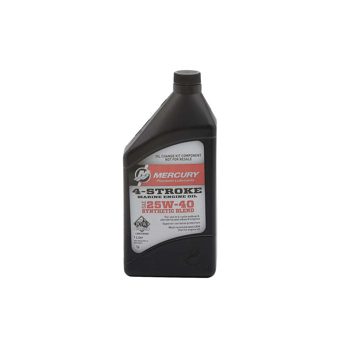 Mercury 25W-40 4-Stroke Outboard Oil Change Kit for Mercury L6 200-400hp Verado Outboards - 8M0188359