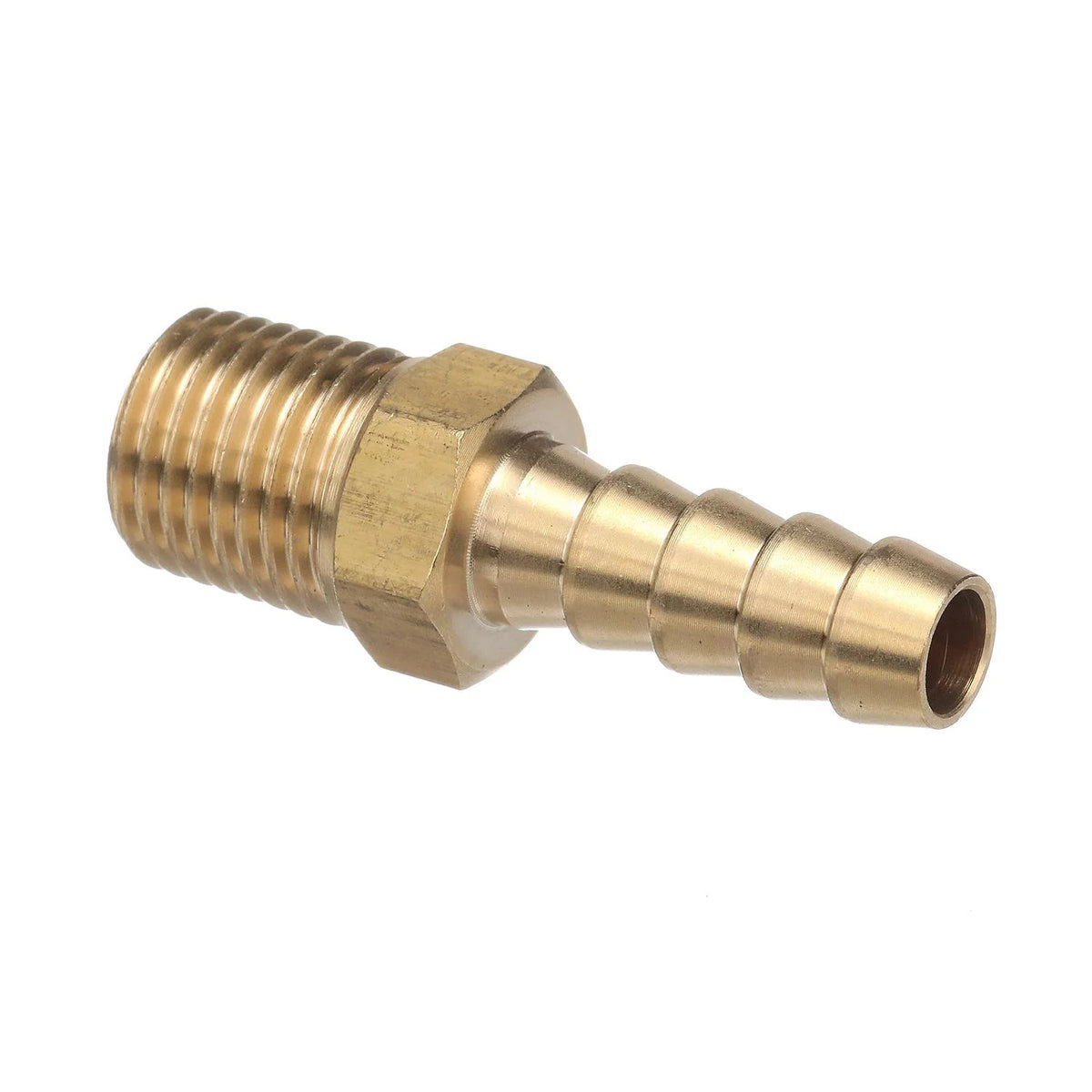 SeaChoice Brass Male Hose Barb – 5/16" Hose x 1/4" NPT