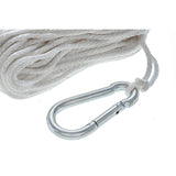 SeaChoice Solid-Braid Nylon Anchor Line – White, 3/16" x 100'