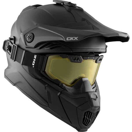 CKX Titan Air Flow Helmet Solid with 210° Goggles