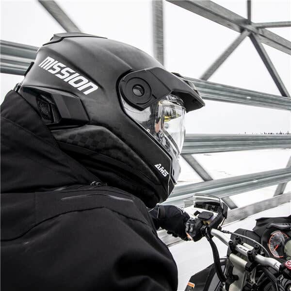 CKX Mission Carbon AMS Dual Lens Helmet