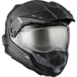 CKX Mission Free-Face Helmet with Double Shield - Carbon Fury