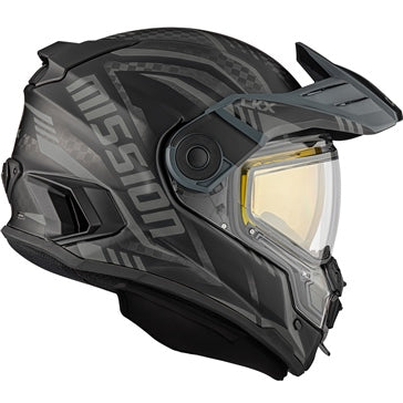 CKX Mission Helmet DL Code Carbon Olive Ngt Matte LG - Sales Sample