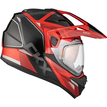 CKX Quest Helmet DL Gloom Red Gloss LG - Sales Sample