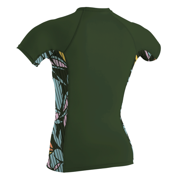O'Neill Women's Side Print S/S Rash Guard