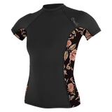 O'Neill Women's Side Print S/S Rash Guard