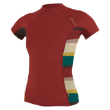 O'Neill Women's Side Print S/S Rash Guard