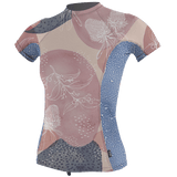 O'Neill Women's Side Print S/S Rash Guard