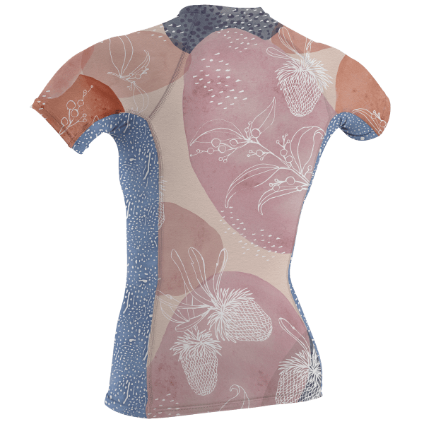 O'Neill Women's Side Print S/S Rash Guard