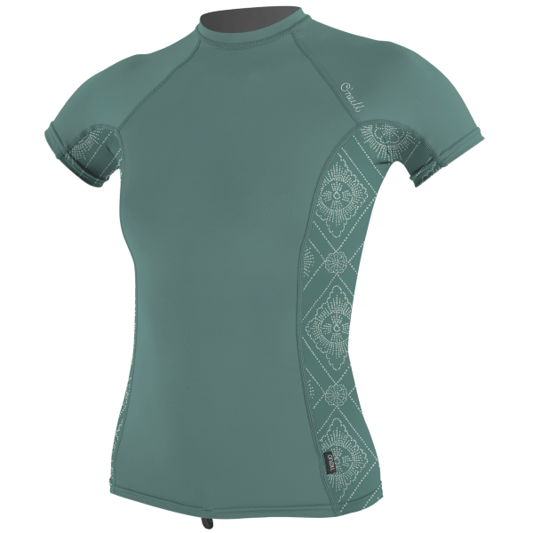 O'Neill Women's Side Print S/S Rash Guard
