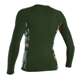 O'Neill Women's Side Print L/S Rash Guard