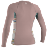 O'Neill Women's Side Print L/S Rash Guard