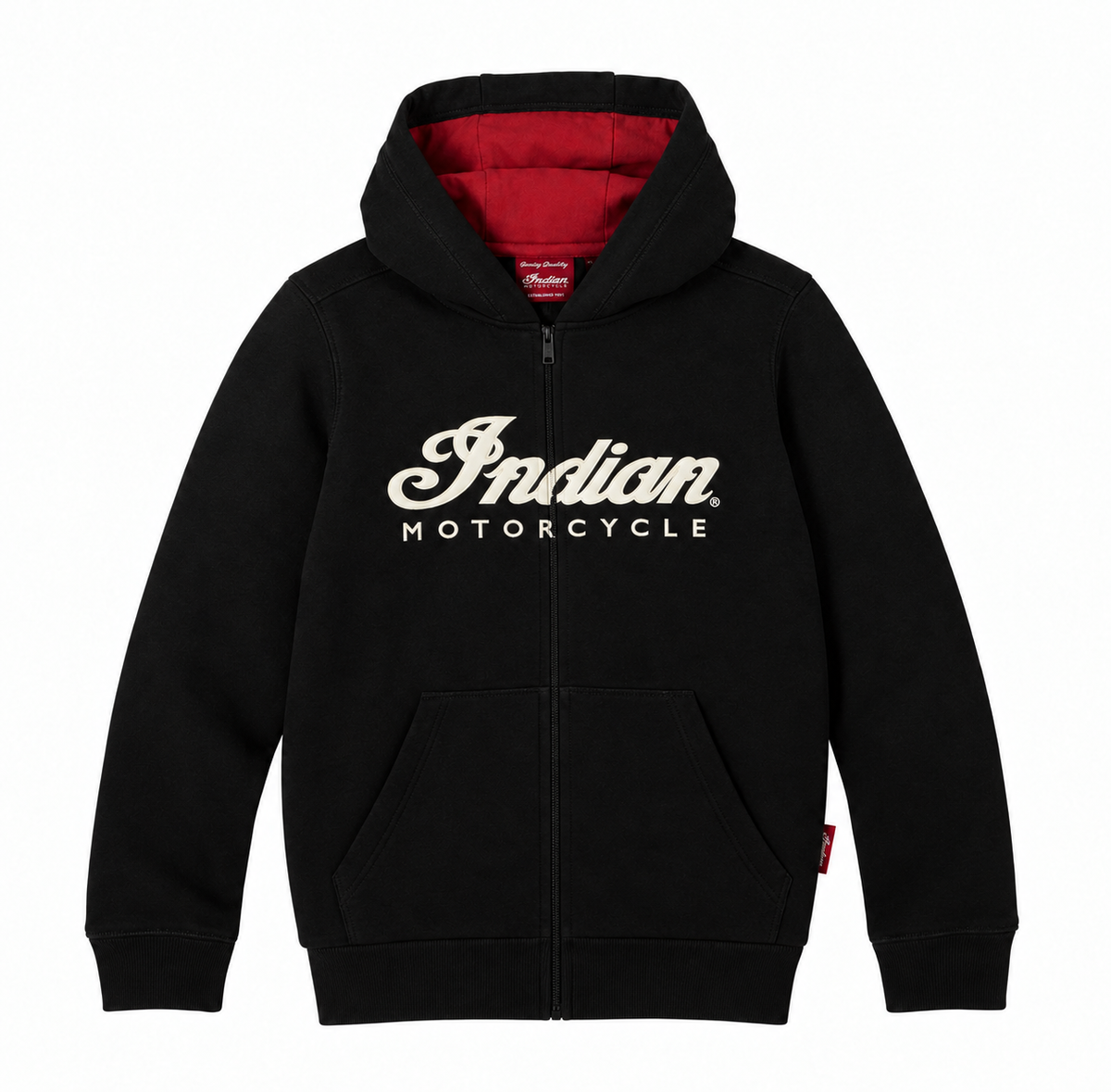Indian Motorcycle Youth Applique Headdress Zip-Up Hoodie