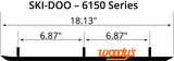 Woody's Ski-Doo 6" Carbide Runners