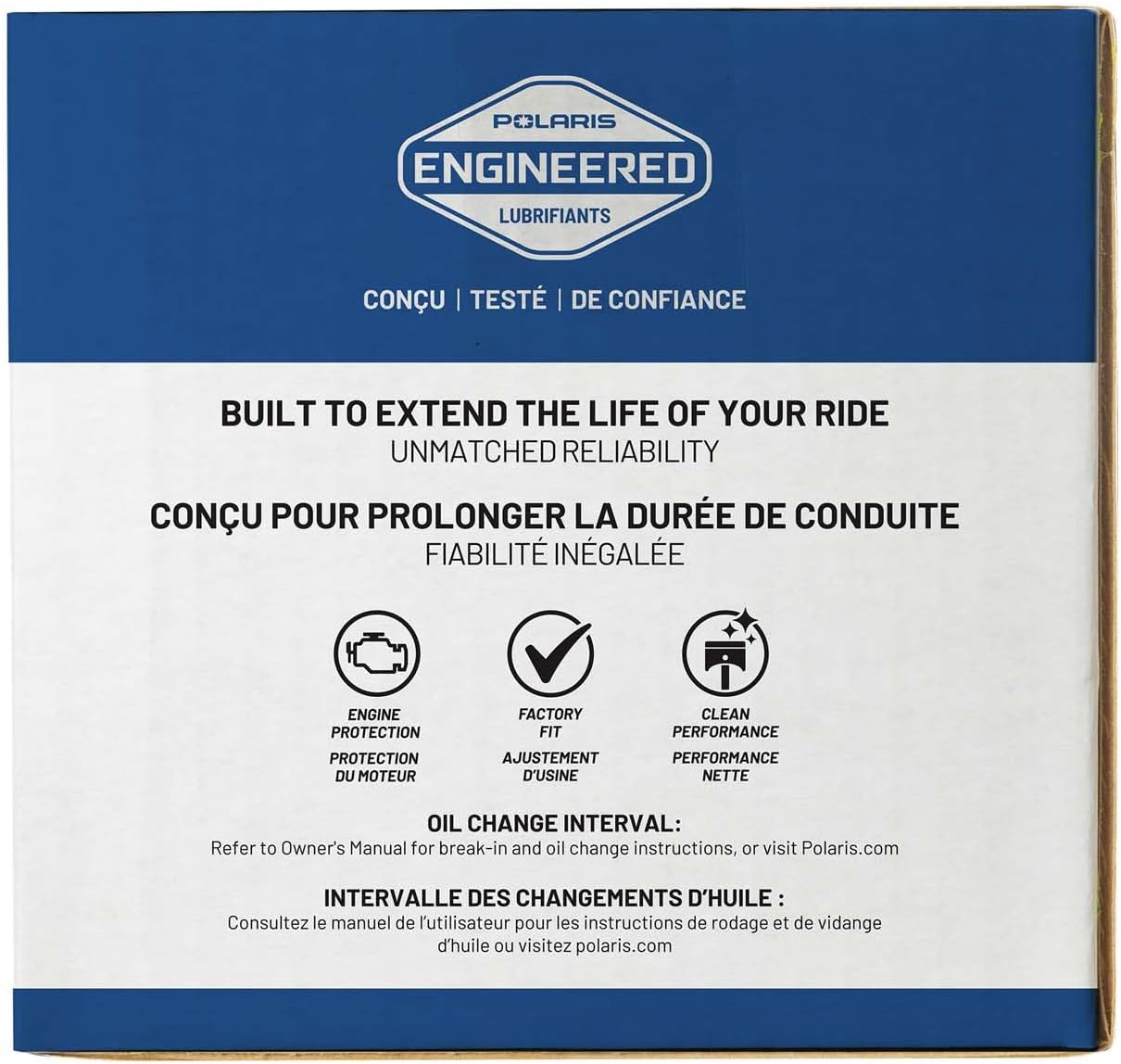 Polaris Oil Change Kit, for RANGER Models, Genuine OEM - 2890882