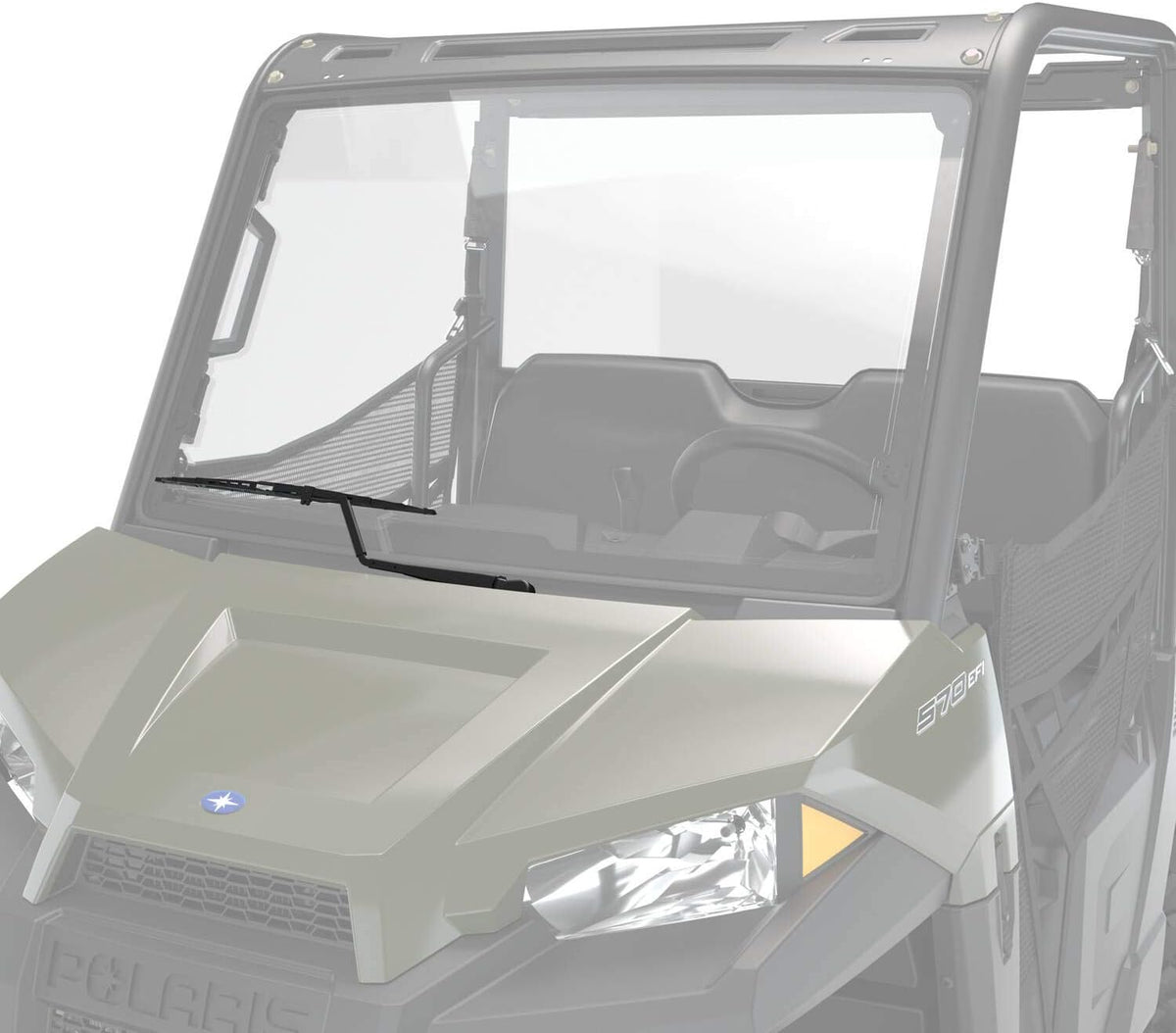 Polaris Front Windshield Wiper & Washer Kit for Polycarbonate Windshields