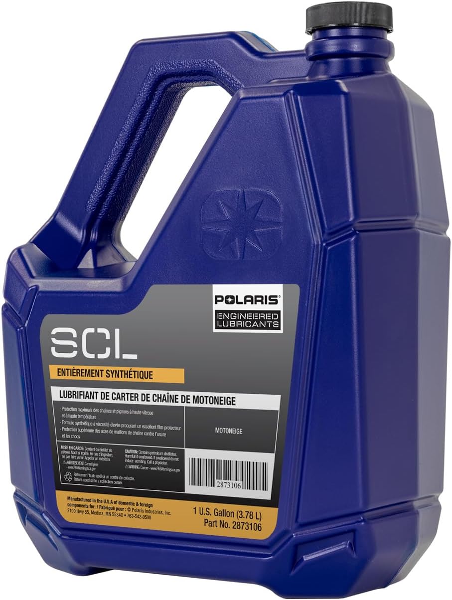 Polaris SCL Full Synthetic Snowmobile Chaincase Lubricant 1 Gallon - 2873106