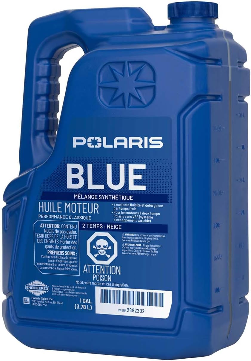 Polaris Blue Synthetic Blend 2-Cycle Oil, 2 Stroke Engines - 2882202