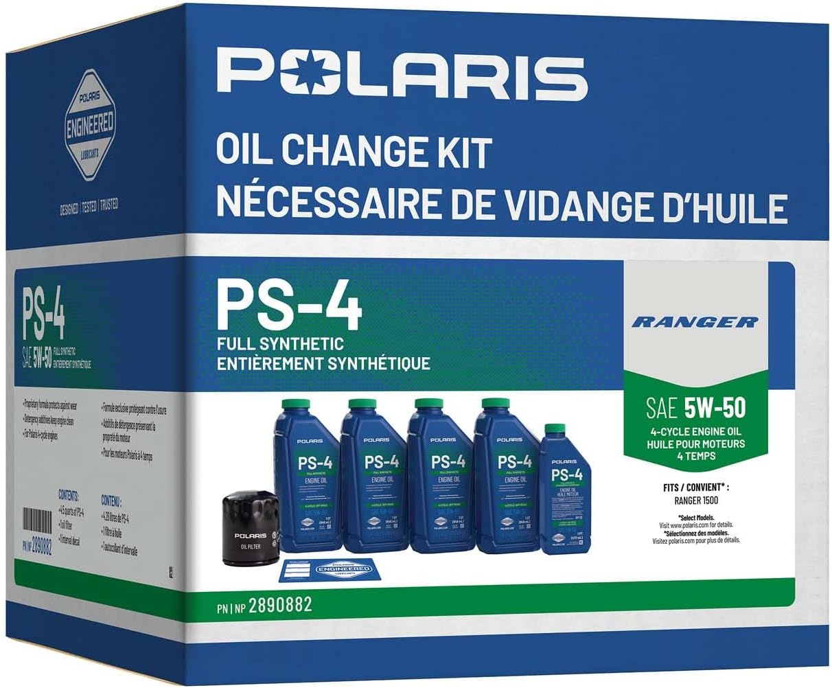 Polaris Oil Change Kit, for RANGER Models, Genuine OEM - 2890882