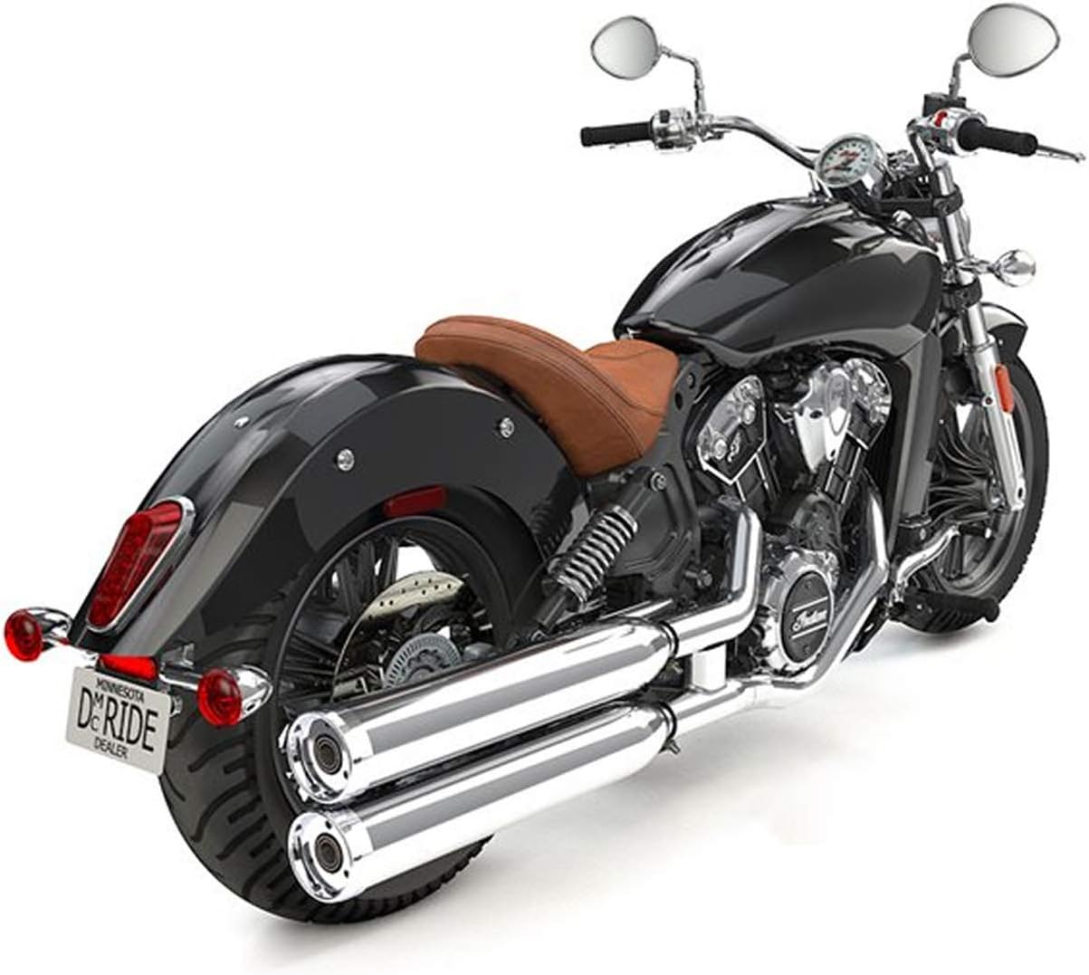 Indian Motorcycle Exhaust End Caps Chrome - Pair
