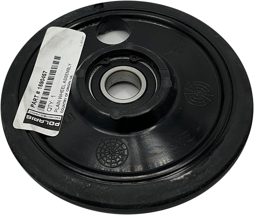 Polaris Snowmobile Plain Wheel Assembly, Genuine OEM Part 1590457