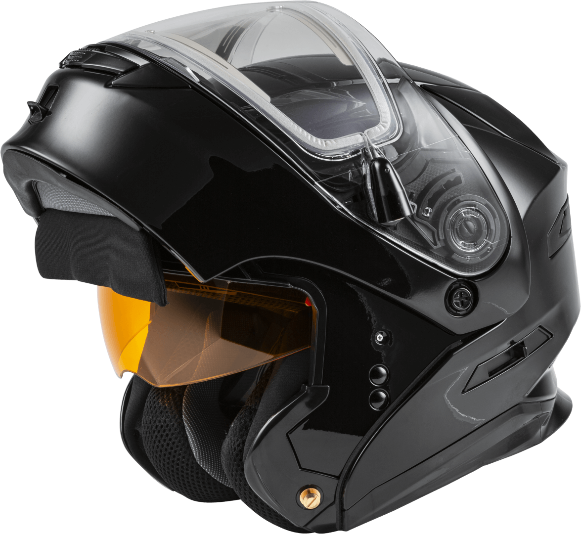 GMAX MD-01S Modular Snow Helmet Solid w/Quick Release Buckle Electric shield