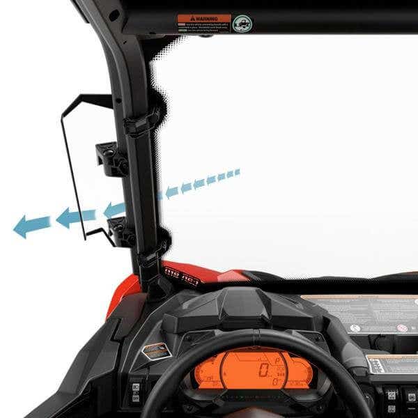 Can-Am Side Wind Deflectors