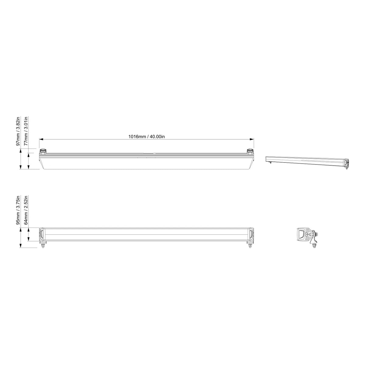 Can-Am SMART 40'' (102 cm) LED Light Bar