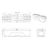 Can-Am Defender LinQ 40 US Gal (150 L) Cargo Bed Box