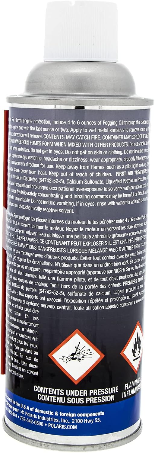 Polaris OEM Rust Preventative Fogging Oil 12 Ounce Spray - 2870791
