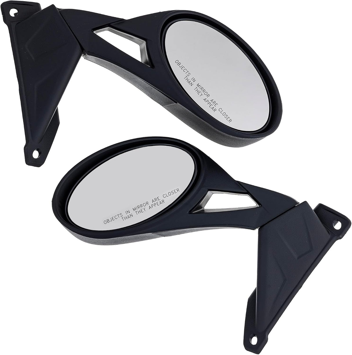 Polaris Snowmobile PRO-RIDE Hood Mount Snowmobile Mirrors - Black - 2877803