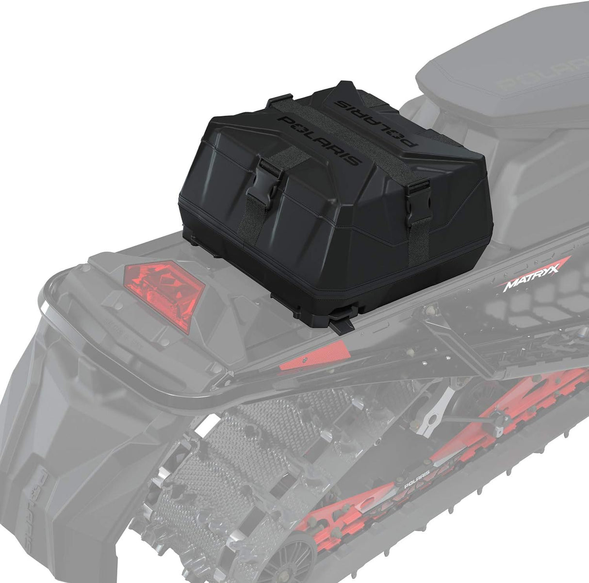 Polaris Snowmobile Lock & Ride Flex Adventure Tunnel Bag, Tal, Black,  Easy Install, Waterproof, Storage Bag for Gear - 2884456
