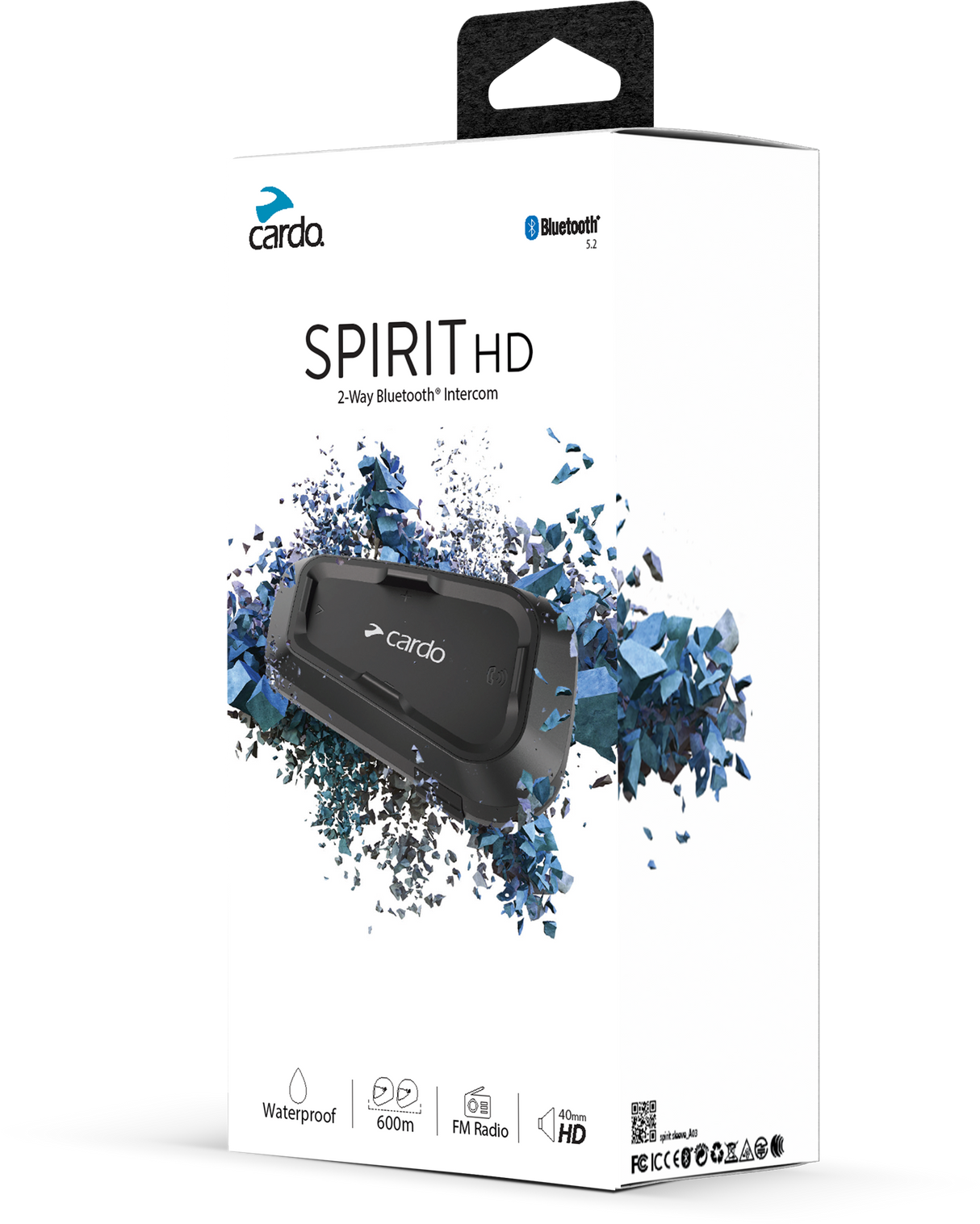 Cardo Spirit HD Bluetooth Headset Single